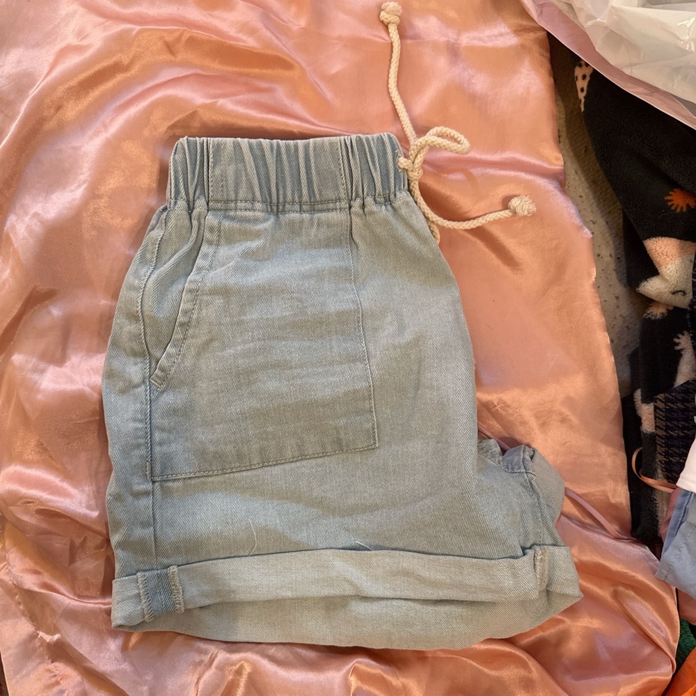 Steve Madden Light Blue Jean Shorts